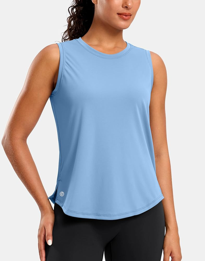 G Gradual Women's Sleeveless Workout Tops Lightweight High Neck Tennis Yoga Shirts Running Athlet... | Amazon (US)
