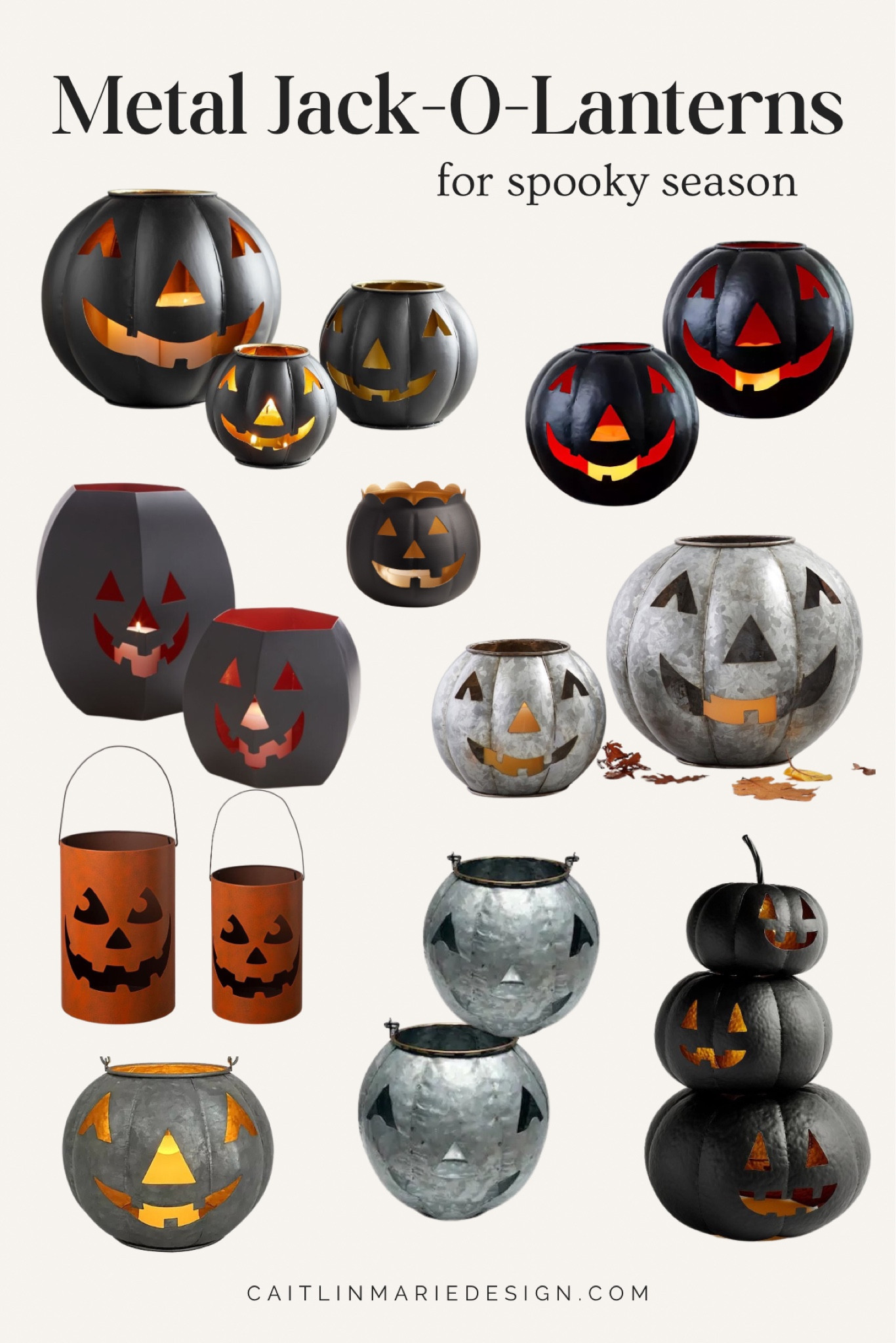 Metal jack o lanterns, metal pumpkins, classy halloween decor, spooky chic decor, neutral halloween decor, galvanized jack o lantern from pottery barn, halloween 2023

#LTKhome #LTKSeasonal #LTKunder100