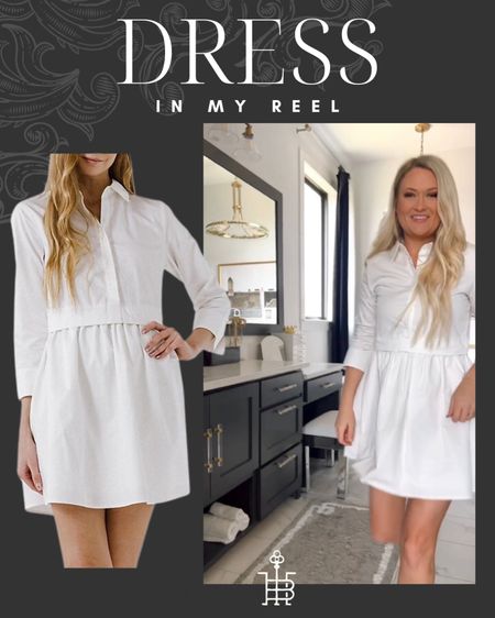 I have this dress in two different colors and just realize that they dropped new ones! My favorite fitting dress! It fits so cute! True to size wearing a size small!

White dress, spring dress, summer dress, wedding, guest dress, work dress, church, outfit, vacation, dress, white basics, 

#LTKSeasonal #LTKhome #LTKstyletip