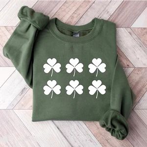 St. Patrick's Day Sweatshirt Shirt, cute Lucky shirt, womens St Patricks Day Tee, St Patty's Day,... | Etsy (US)