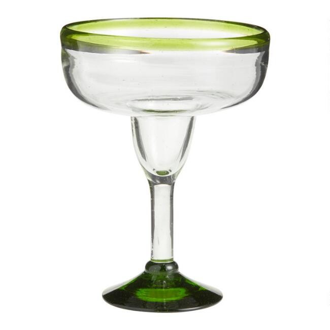 Green Rocco Margarita Glasses Set of 4 | World Market