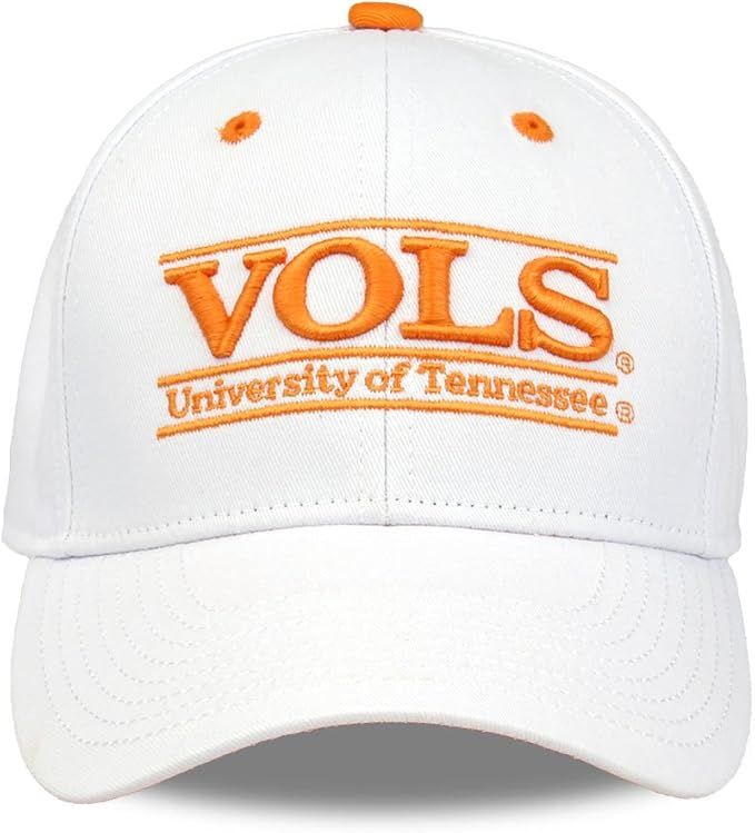 The Game NCAA Tennessee Volunteers Unisex NCAA bar Design Hat, White, Adjustable, One Size | Amazon (US)