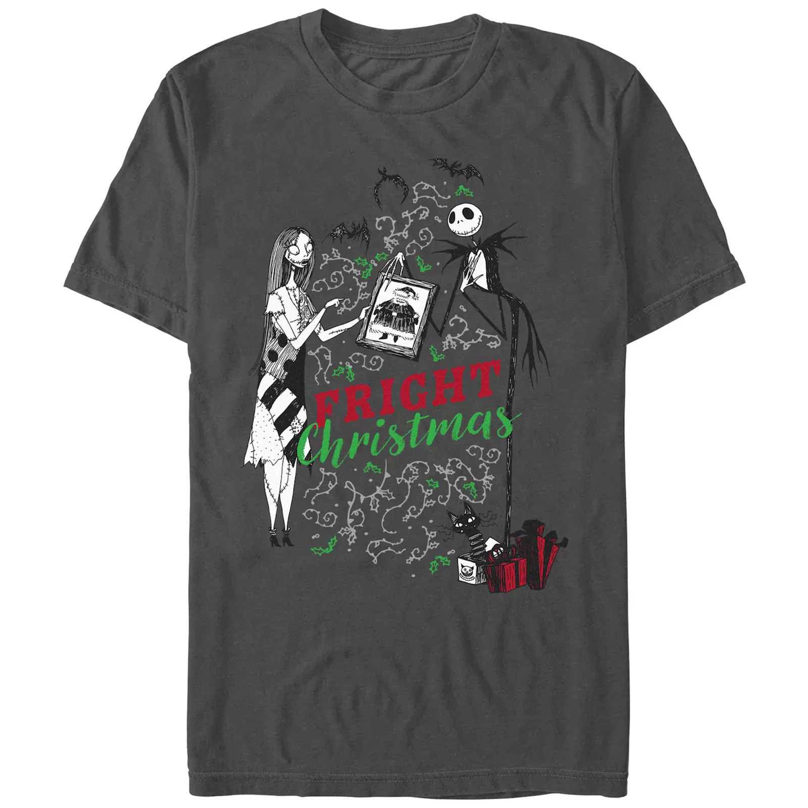 Disney's The Nightmare Before Christmas Fright Christmas Men's Graphic Tee, Size: XS, Grey | Kohl's