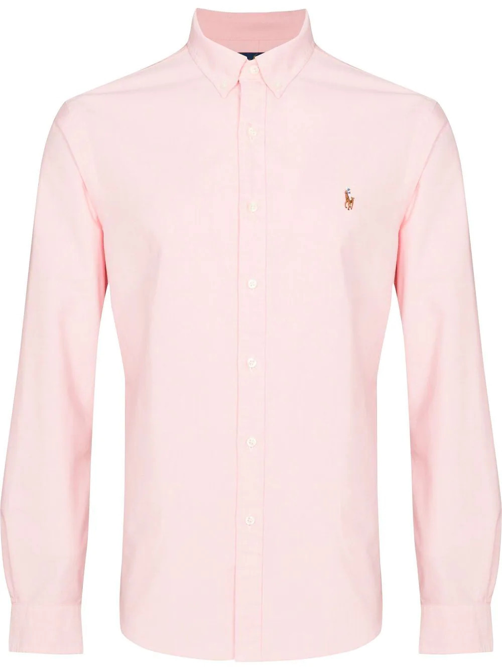 Polo Ralph Lauren slim fit Oxford shirt - Pink | Farfetch Global