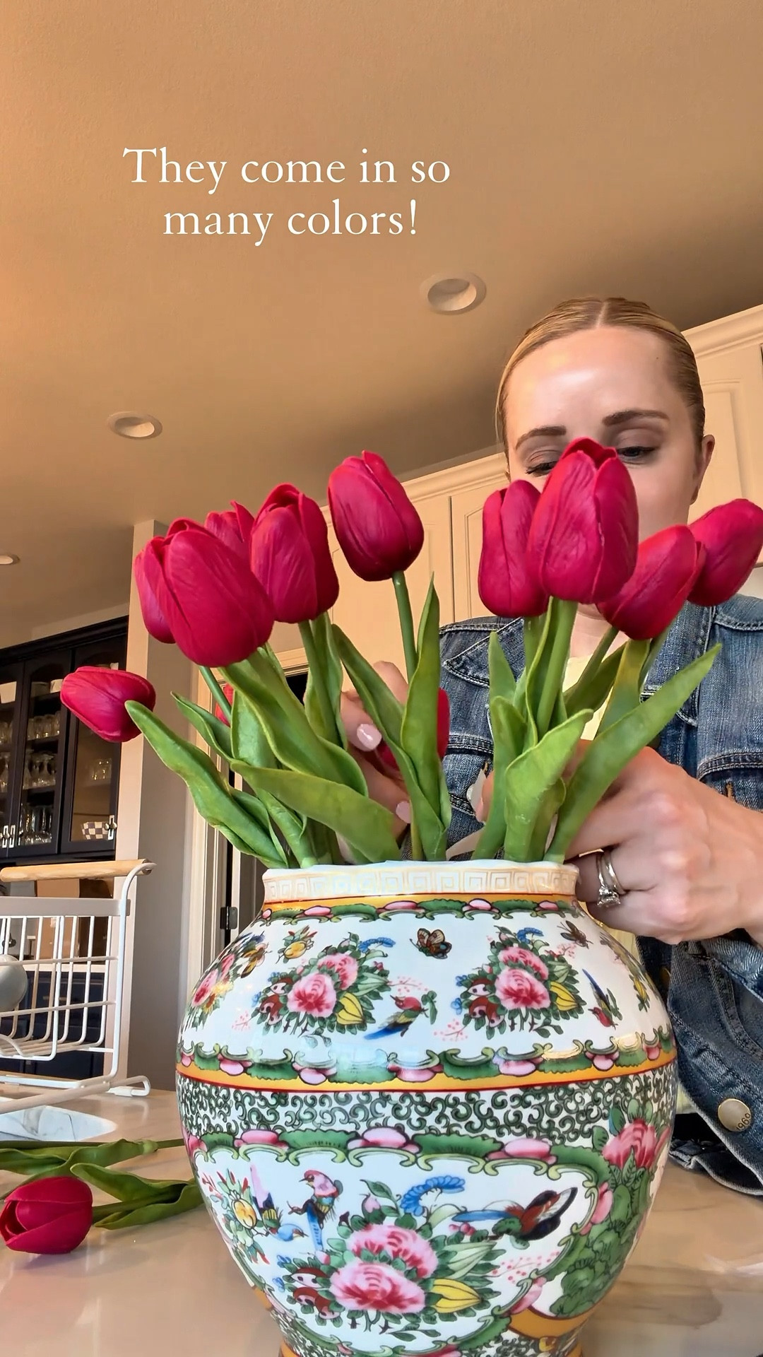 This vase is beautiful for spring! I love the garden style pattern with gold detailing. @Williams-Sonoma 

#LTKSeasonal #LTKHome