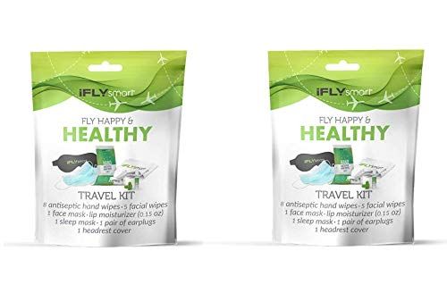 iFLY Smart Fly Happy and Healthy Travel Kit - Each Kit includes: Antiseptic wipes, Hydrating faci... | Amazon (US)
