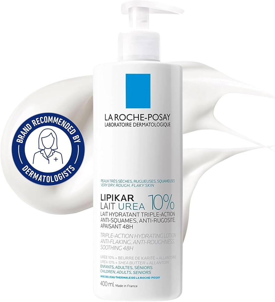 La Roche-Posay Lipikar Lait Urea 10% Body Lotion. For Very Dry, Rouch, and Flaky Skin. Tested on ... | Amazon (CA)