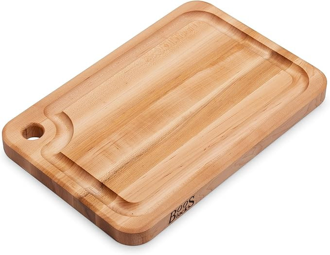 John Boos Boos Block Prestige Series Large Reversible Wood Cutting Board, 1.25-Inch Thickness, 18... | Amazon (US)