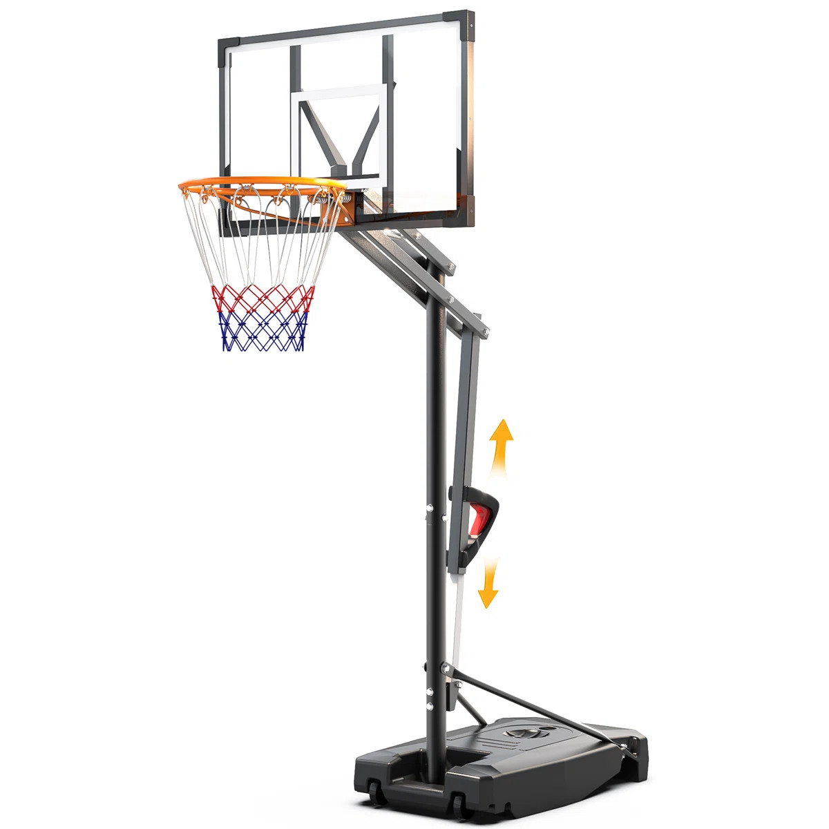 Cradere Adjustable Heights  33" W Portable Basketball Hoop | Wayfair North America