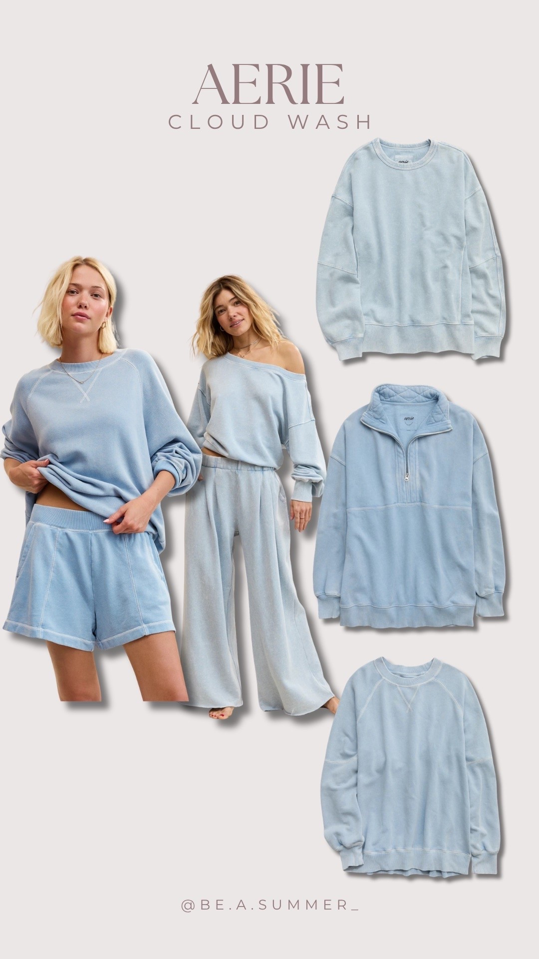 Cloud Wash @Aerie 🩵

HOC / summer / color analysis