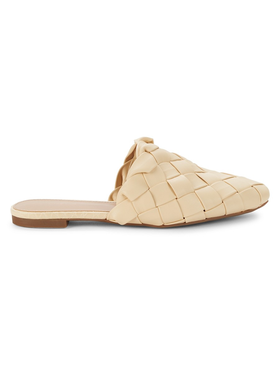 Circus by Sam Edelman Women's Olena Woven Mules - Eggshell - Size 5 | Saks Fifth Avenue OFF 5TH