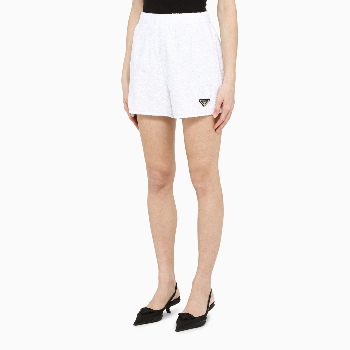 White terry short trousers | The Double F