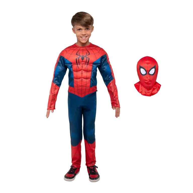 Marvel's Spider-man Halloween Costume for Children, Boy's Size S (6/7), by Jazwares | Walmart (US)