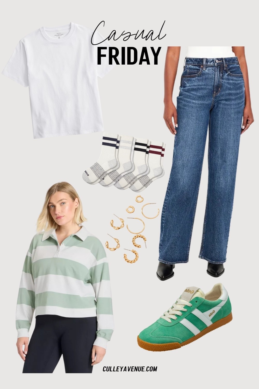 Casual Friday but make it game day ready.
Gola sneakers. Bombas socks. Abercrombie tee.

#LTKStyleTip #LTKMidsize