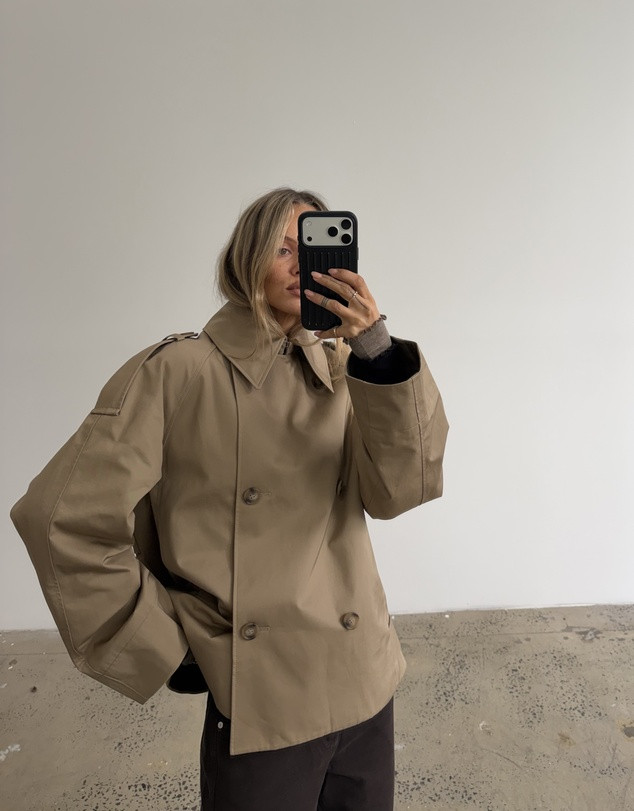 Double-Breasted Trench Jacket | THE ICONIC (AU & NZ)