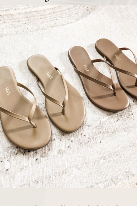 Love these easy breezy sandals. Nicer than regular rubber flip flops but comfy and casual. They come in lots of shades too!  Run TTS  

#LTKswim #LTKtravel #LTKfindsunder100

#LTKShoeCrush #LTKTravel #LTKWorkwear