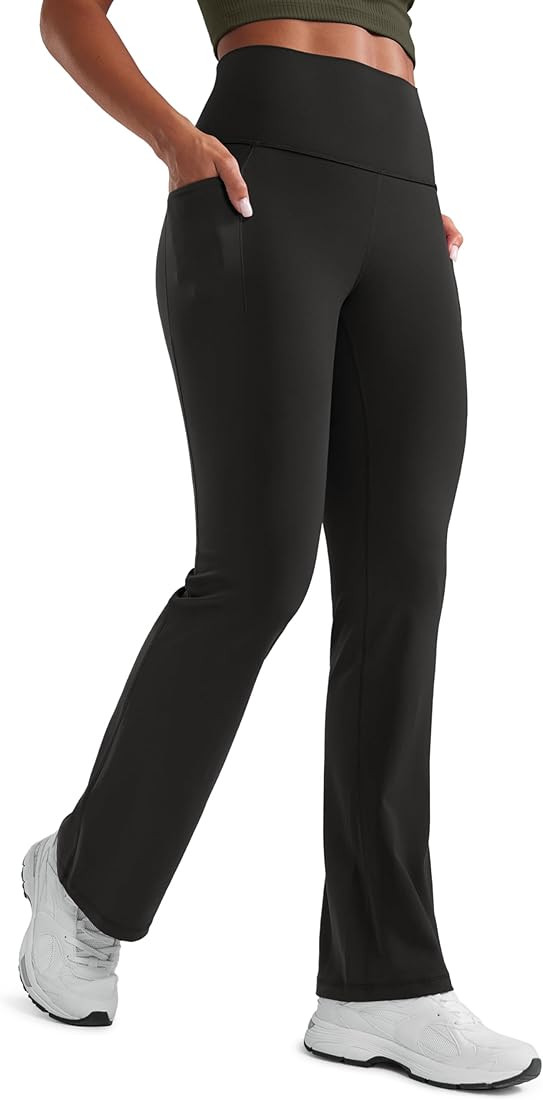 CRZ YOGA Womens Butterluxe High Waist Flare Pants 31.5" - Bootcut Yoga Pants with Side Pockets Wi... | Amazon (US)