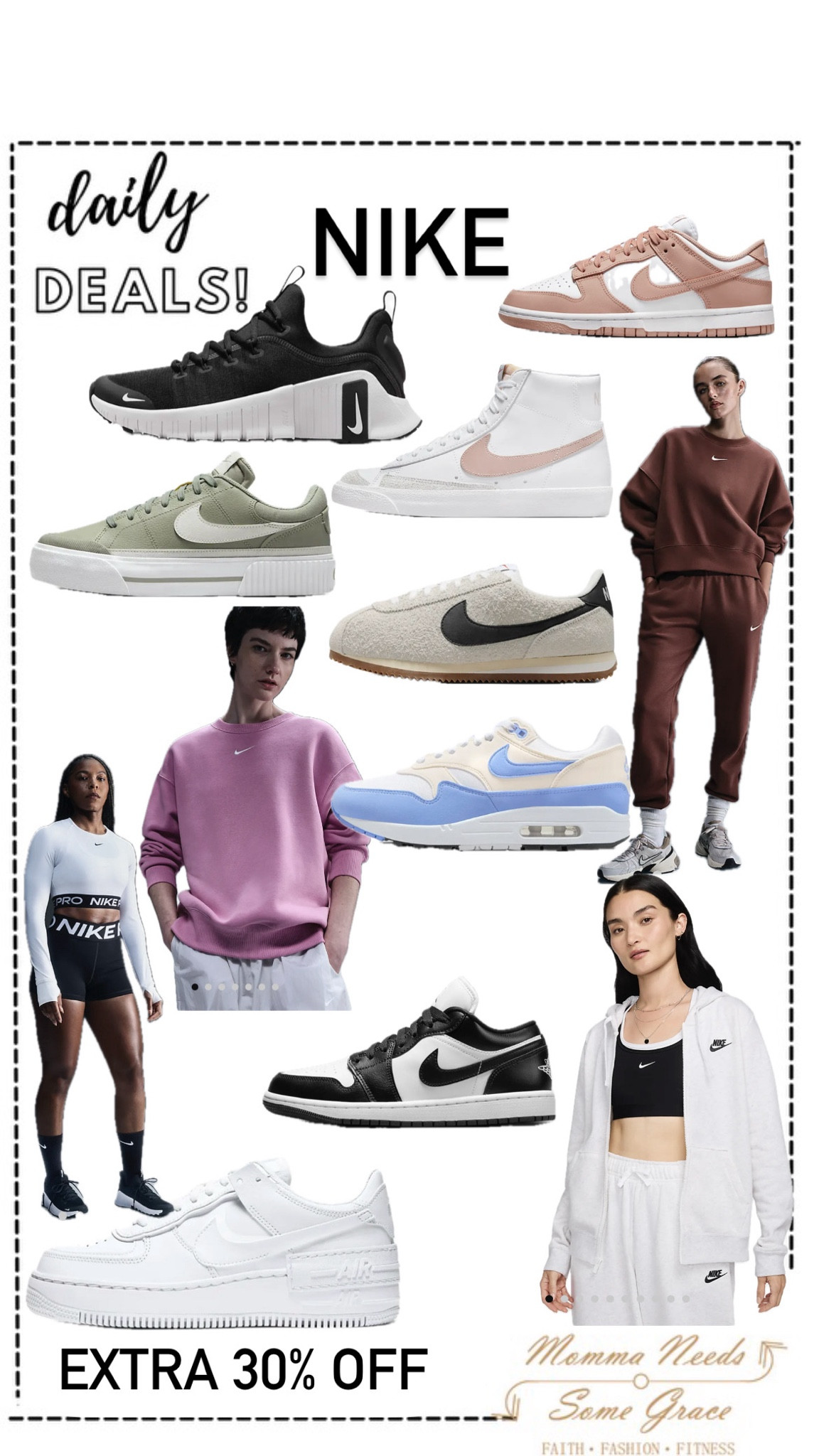 Nike Black Friday extended today only! Extra 30% off at check out with code CYBER

#LTKSeasonal #LTKShoeCrush #LTKSaleAlert