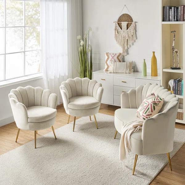 Hendrix 3 - Piece Velvet Living Room Set | Wayfair North America