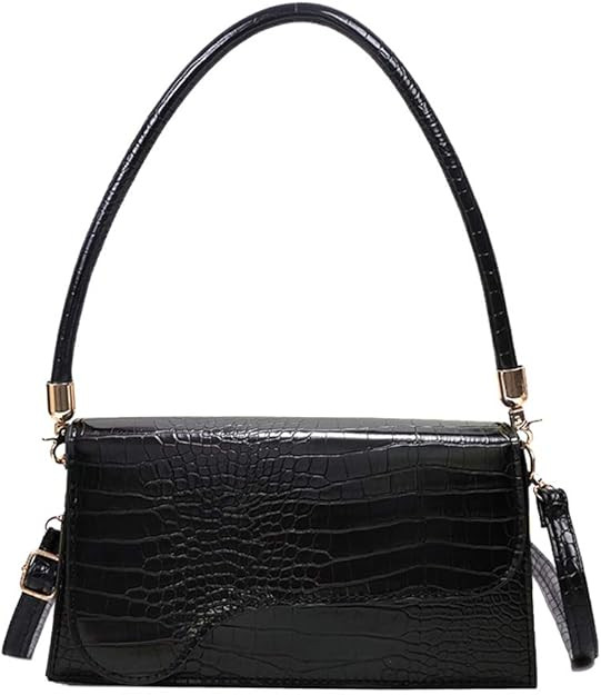 AMHDV Retro Classic Clutch Shoulder Bag Crocodile Pattern Small Crossbody Handbag for Women | Amazon (US)