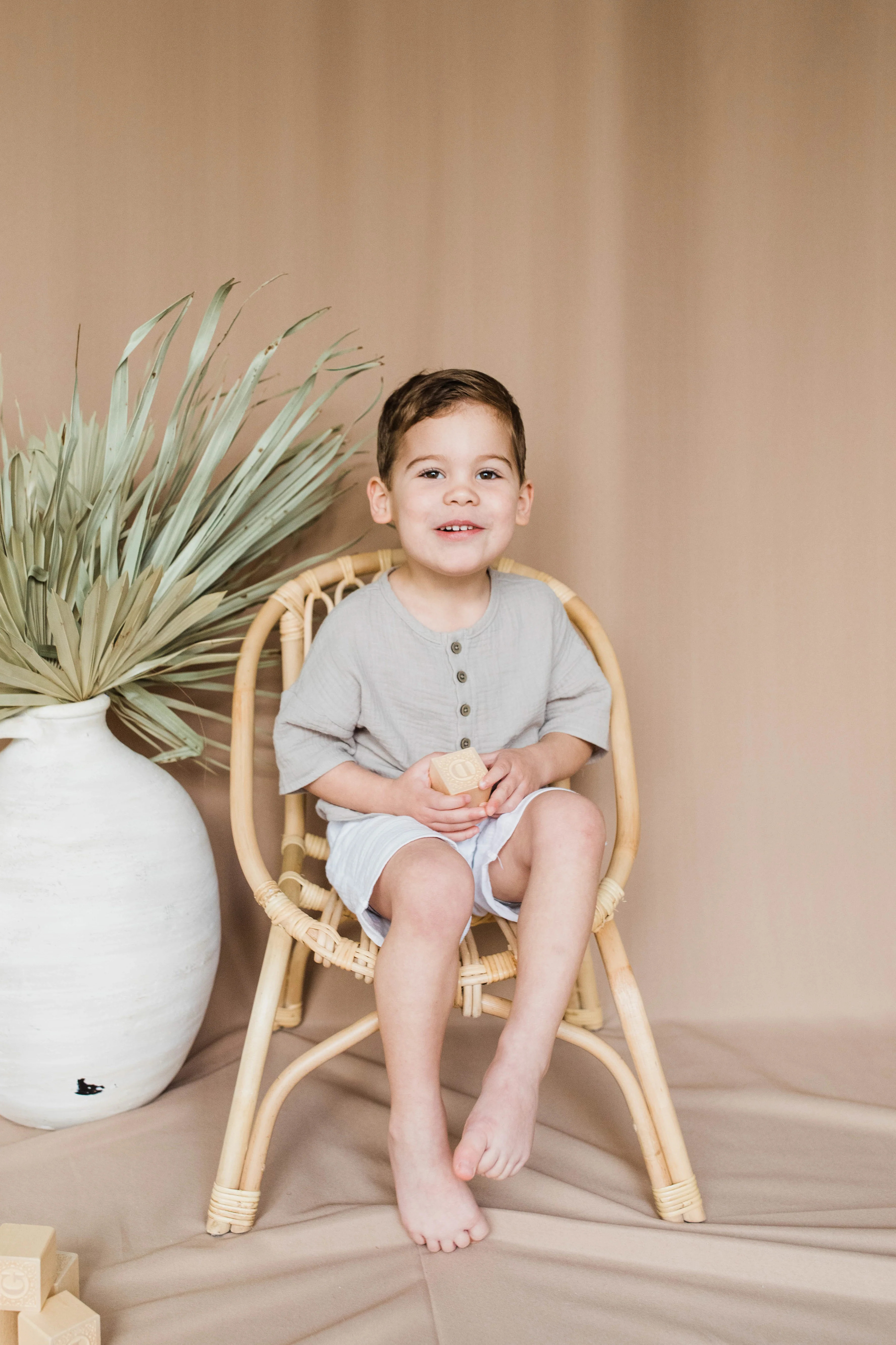 Jenkin Top - Grey | Ollie's Day