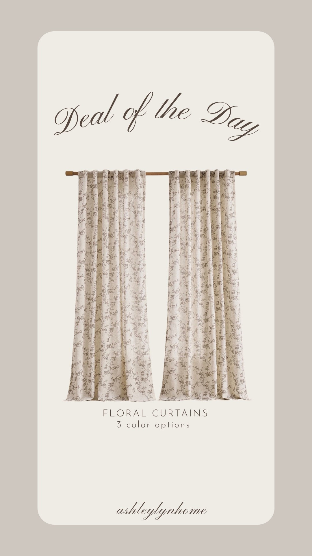 Under $40 cottage style floral curtains. That’s the price for a pair and not just a panel!

#LTKSaleAlert #LTKHome