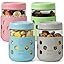 4 Pack Yogurt Parfait Cups with Lids Reusable, 20 oz Plastic Overnight Oats Containers with Lids ... | Amazon (US)
