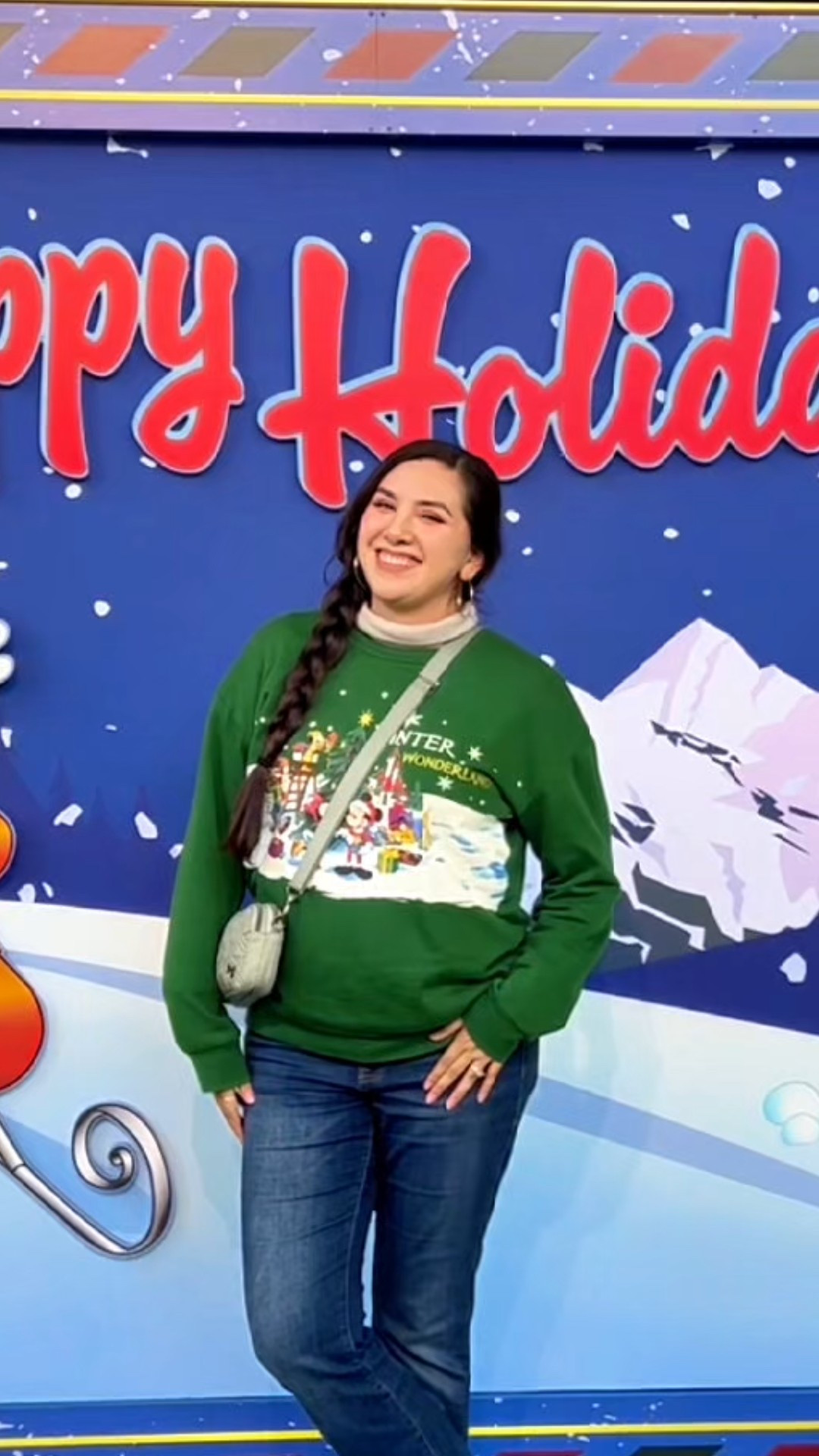 ✨The parks are full of holiday cheer this time of year, and dressing the part with a Disney Christmas pullover sweater makes it even better 🤗

🎄 This sweater kept things warm and festive while enjoying all the seasonal details throughout the day ✨I especially love that it features Mickey, Minnie, Goofy, Donald & Pluto all spending time together in the snow 🥰

In the back it says Walt Disney World but the print is so small this works for any Disney park trip ❤️

✨What’s your favorite way to add a little holiday cheer to your outfits?

Angie’s magical style, Disney holiday sweater, Disney Christmas pullover sweater, Disney ootd, Disney holiday trip, Disney style, Disney fashion, cozy outfit for the holiday season 

#LTKHoliday #LTKSeasonal #LTKootd