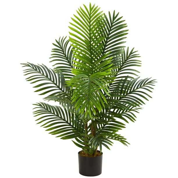 Nearly Natural 4ft. Paradise Palm Artificial Tree, Green | Walmart (US)