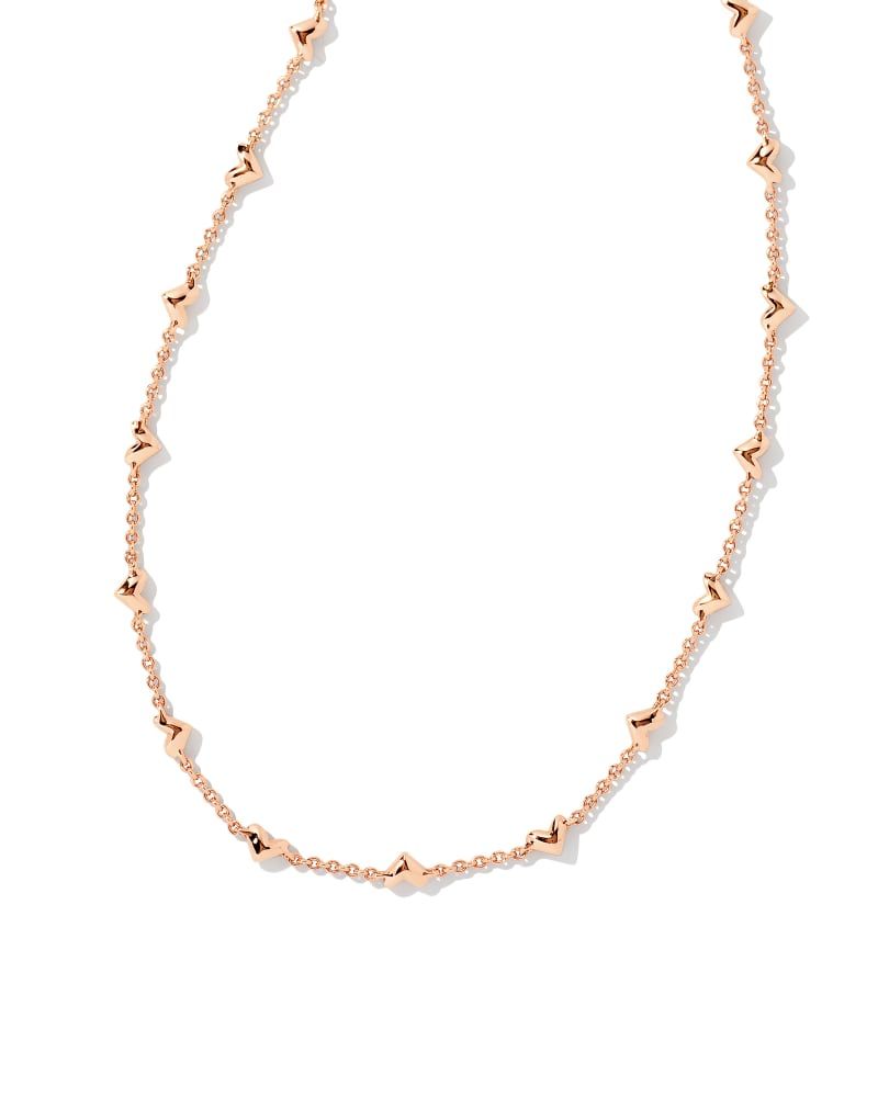 Haven Heart Strand Necklace in Rose Gold | Kendra Scott