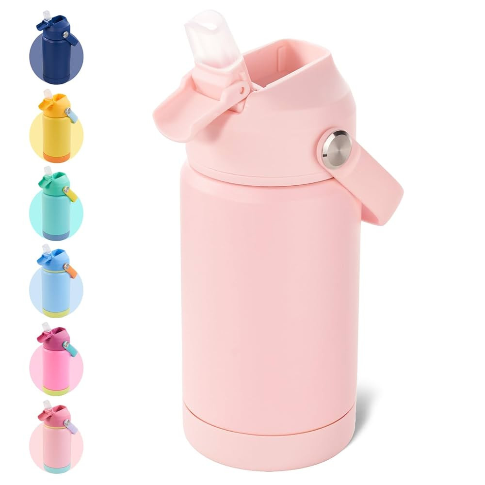 Kerilyn 12oz Kids Water Bottle, Stainless Steel Insulated Water Bottle For Kids, Toddler Cup With... | Amazon (US)