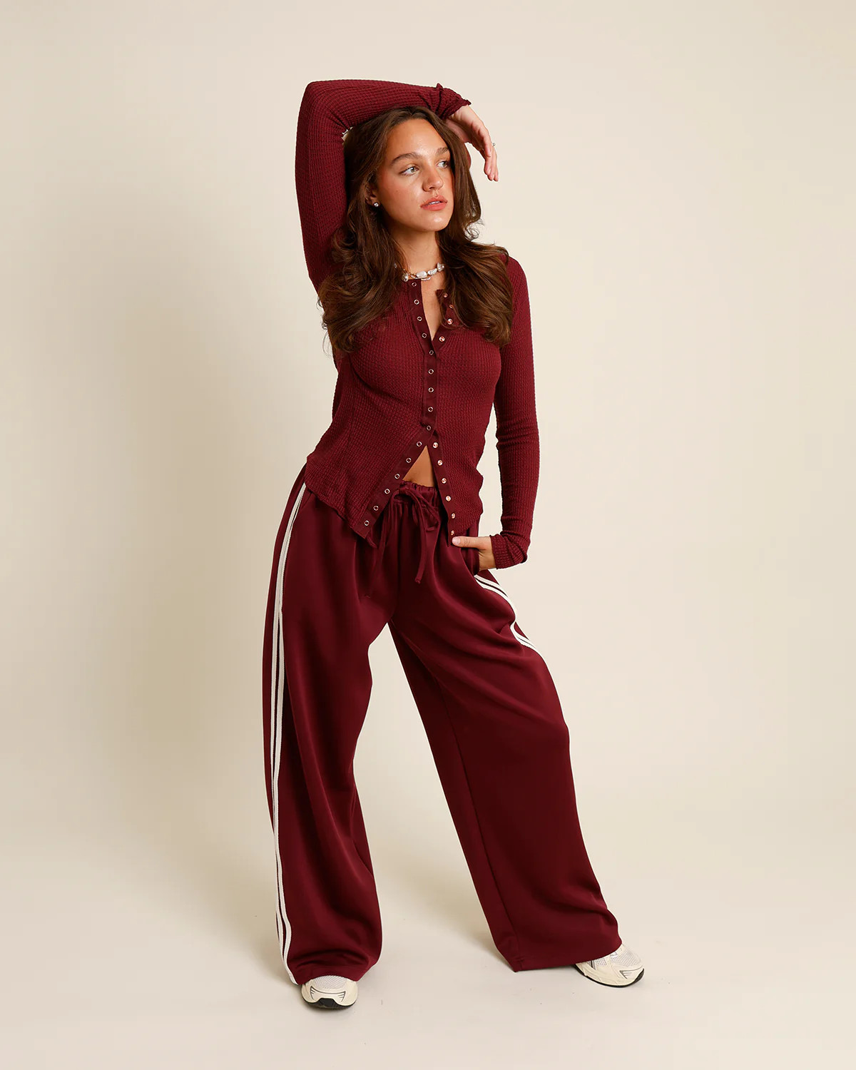 TRACK TALK TRACK PANTS X MAROON | The Hip Eagle