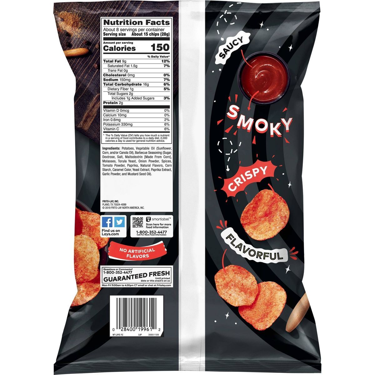 Lay's Barbecue Flavored Potato Chips - 7.75oz | Target