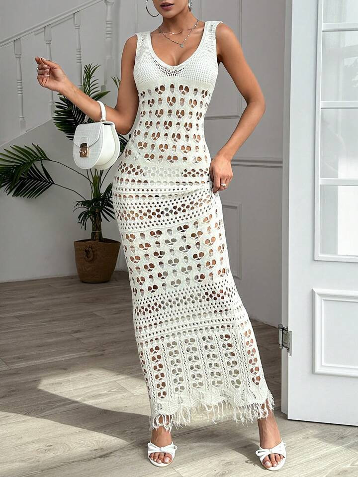 Gehaakte Jurk Swim Coverup  | SHEIN