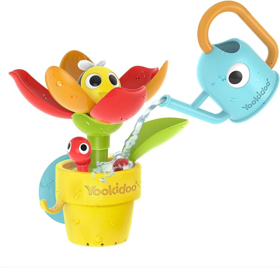 Yookidoo Toddler Baby Bath Toy (Ages 1-3) Pop-Up Bee Flower Sprinkler - Garden Adventure Set with... | Amazon (US)