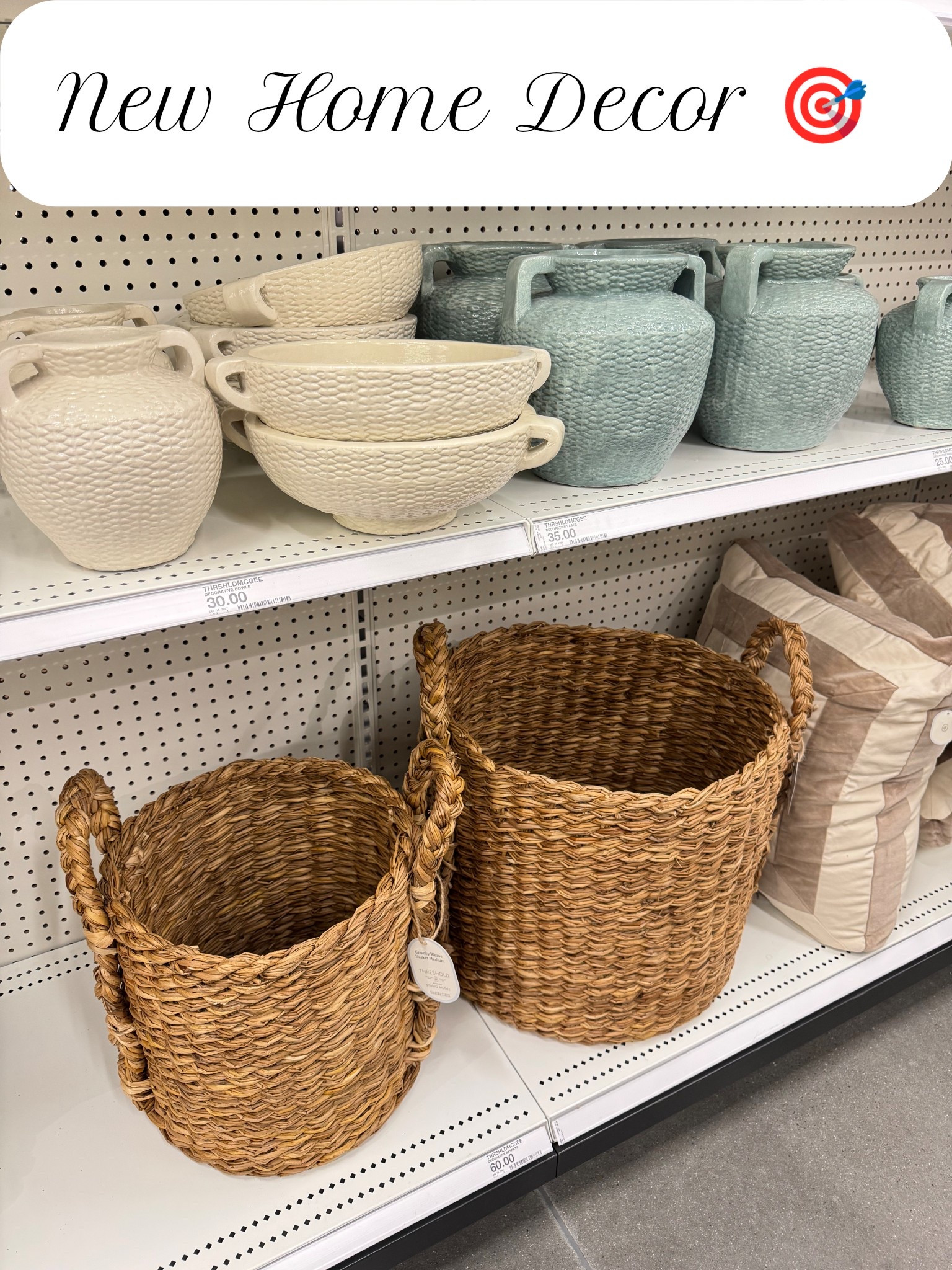 New Home Decor at Target 🎯❤️

Home decor, target, spring home, baskets, neutral decor 

#LTKSeasonal #LTKHome #LTKFindsUnder100