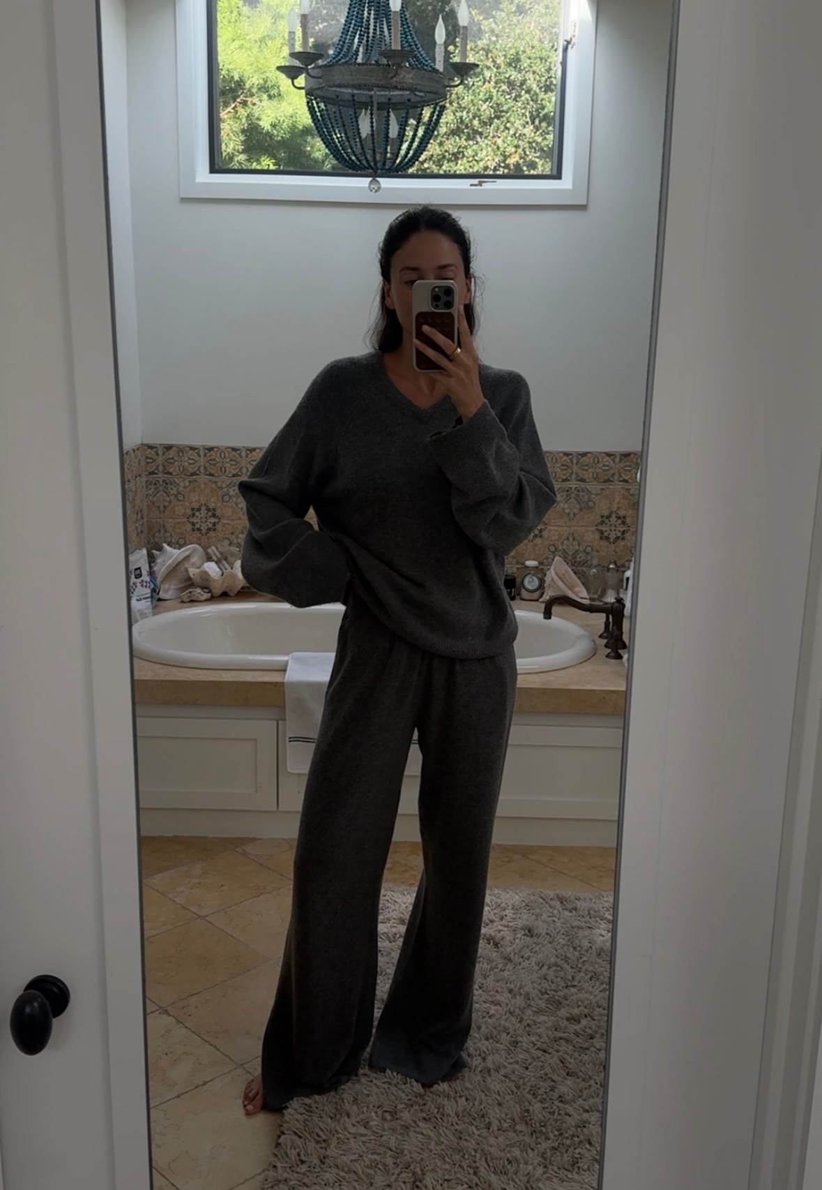 The perfect comfy set. Made of wool and cashmere!