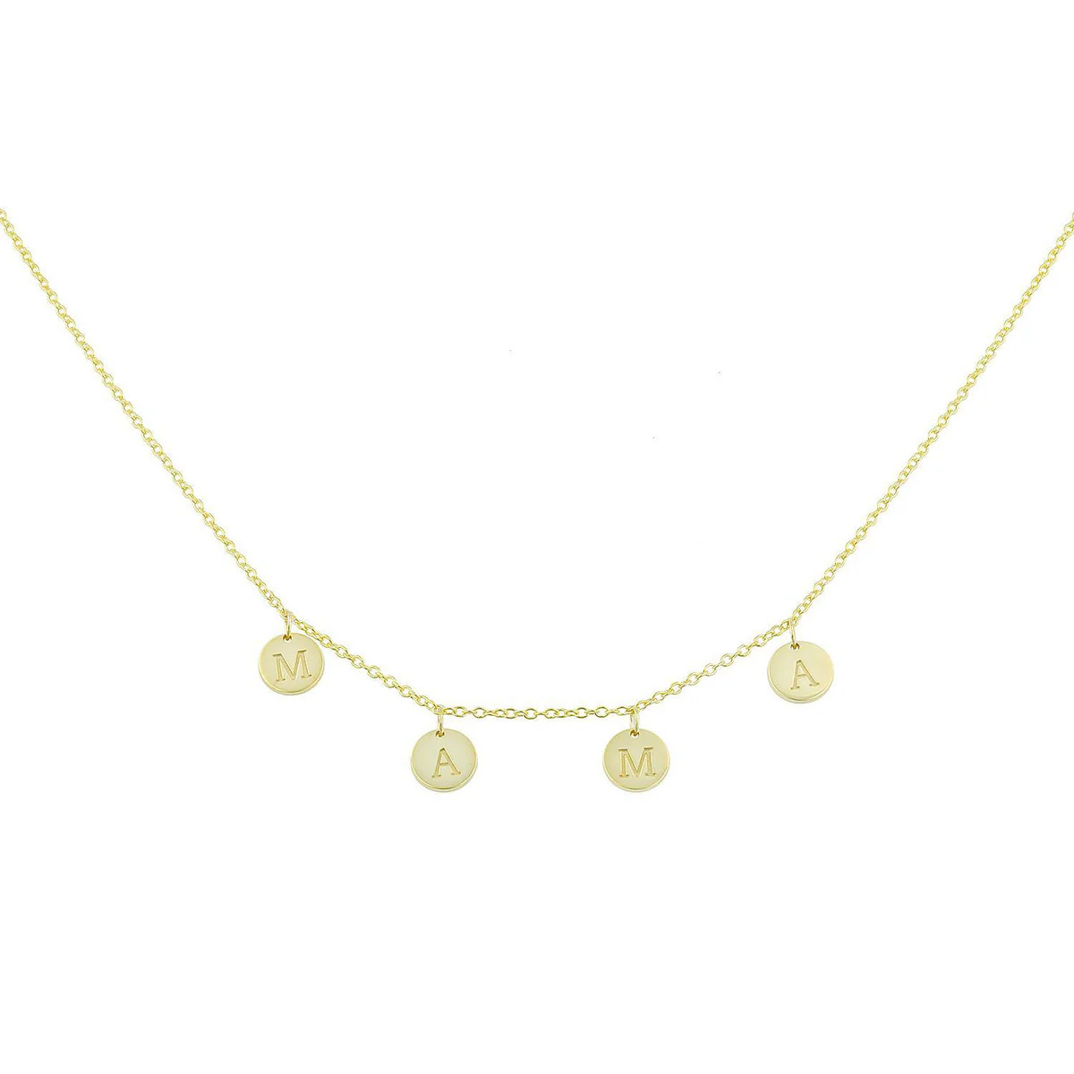 Mama Coin Charm Necklace or Bracelet | The Sis Kiss