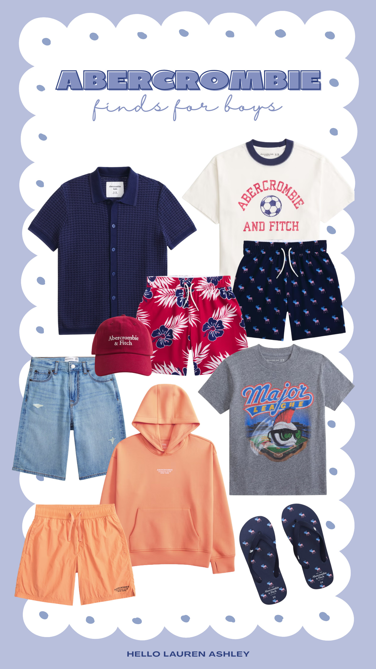 Sharing some of my favorite Abercrombie picks for boys right now! Easy summer outfits, graphic tees, swim trunks, and everyday basics they'll actually want to wear. 💙 

 #LTKxAbercrombie #LTKmomlife #LTKKids