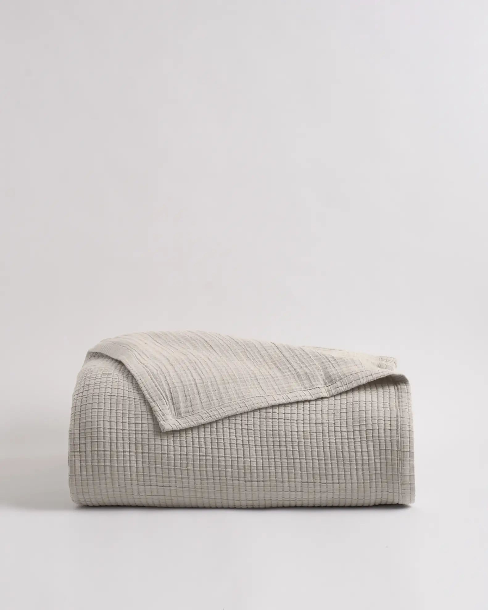 Organic Ribbed Cotton Coverlet | Quince
