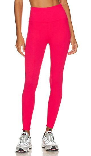 Love Sculpt Ruffle Legging in Hibiscus | Revolve Clothing (Global)