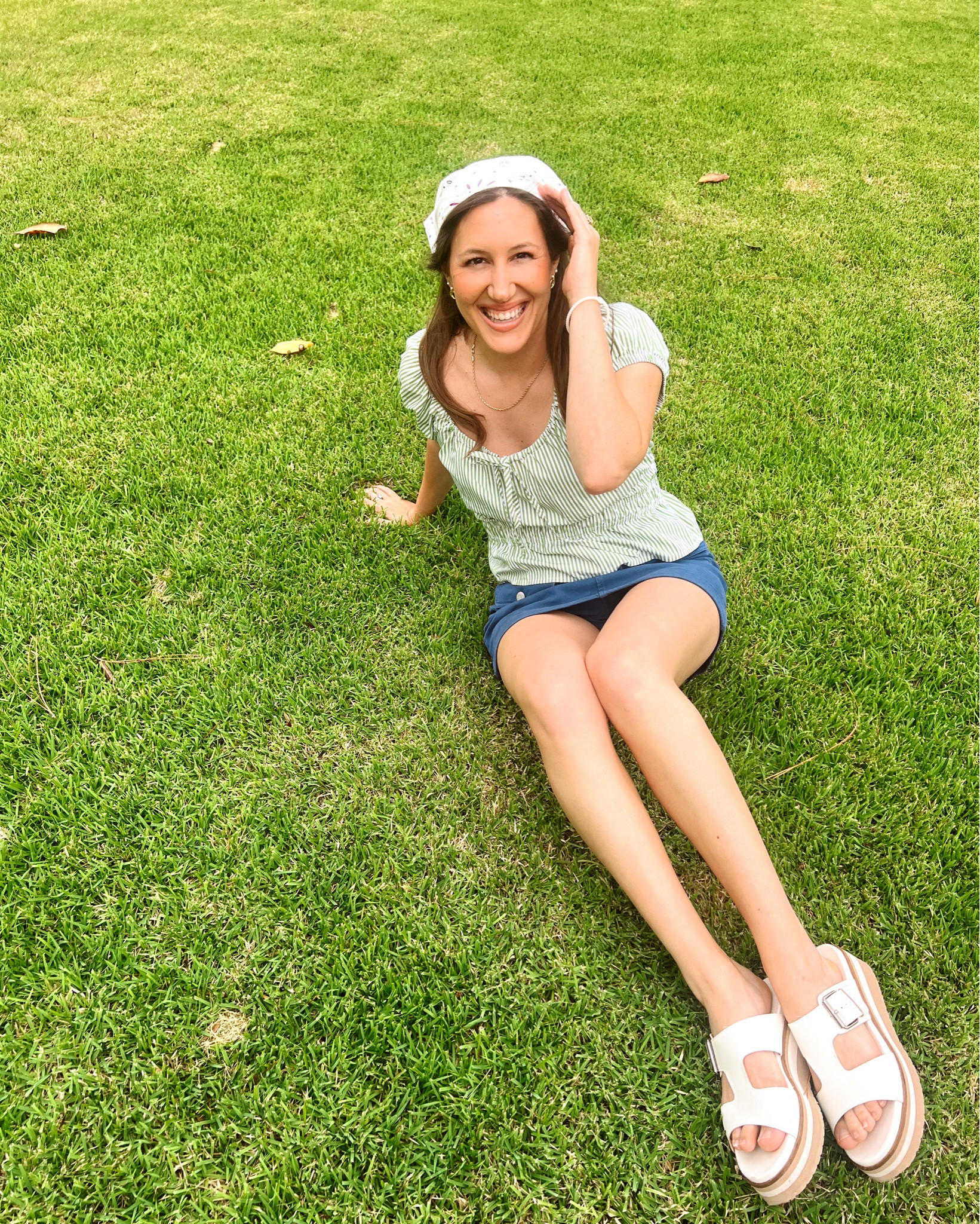 Spring wear. Wearing XS in skirt, XS in top. Bandana variety pack  

#LTKdayinmylife #LTKSeasonal