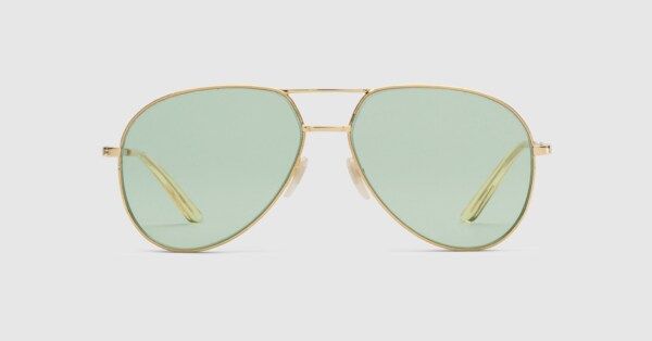 Aviator metal sunglasses | Gucci (US)