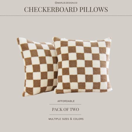 Checkerboard Pillow Covers | Checkered Pillows | Amazon pillows | Amazon home decor | affordable pillow covers 

#LTKhome #LTKsalealert #LTKunder50