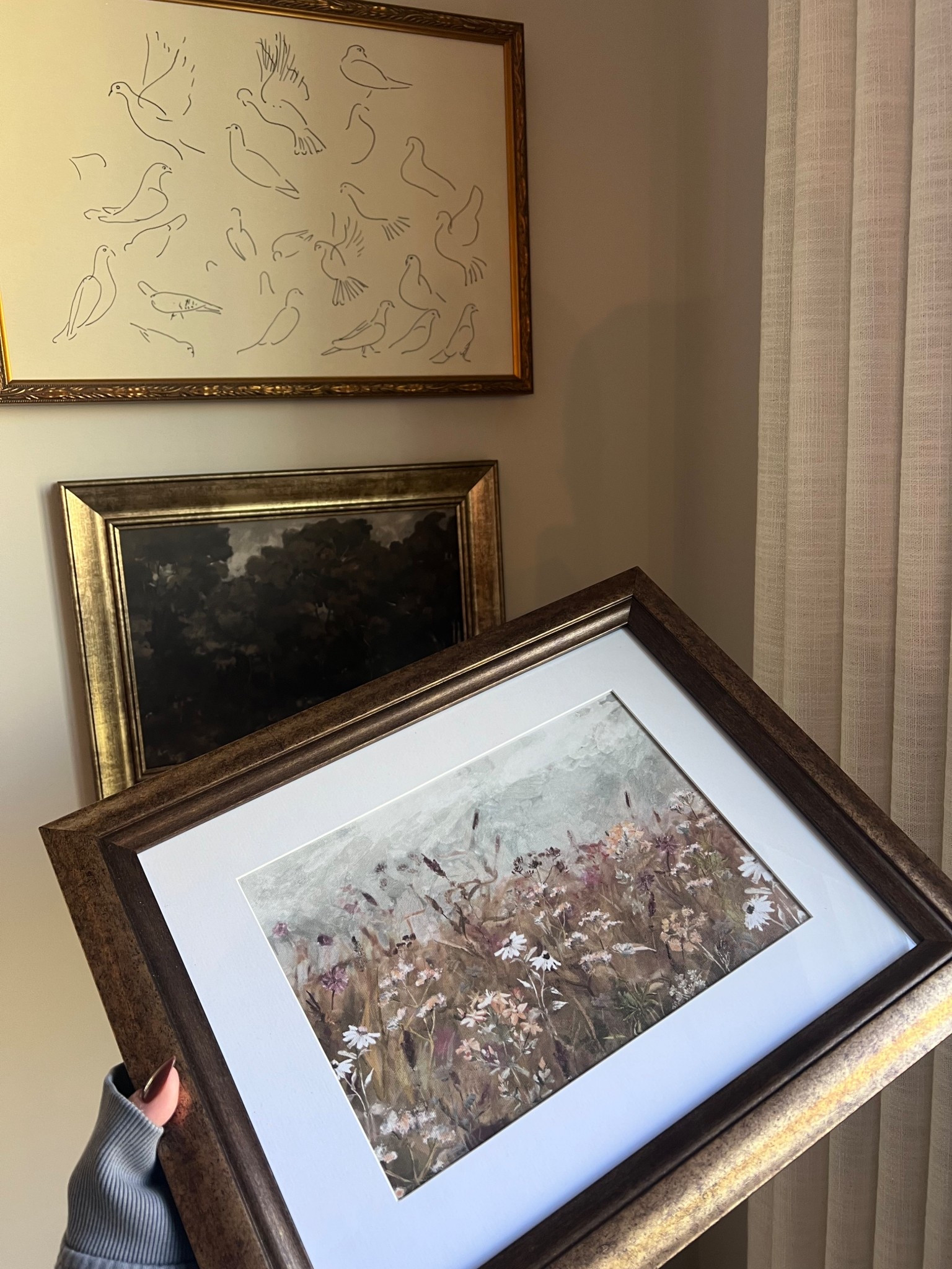 Sporting decor find. !! $10 Walmart 16”x13” art frame