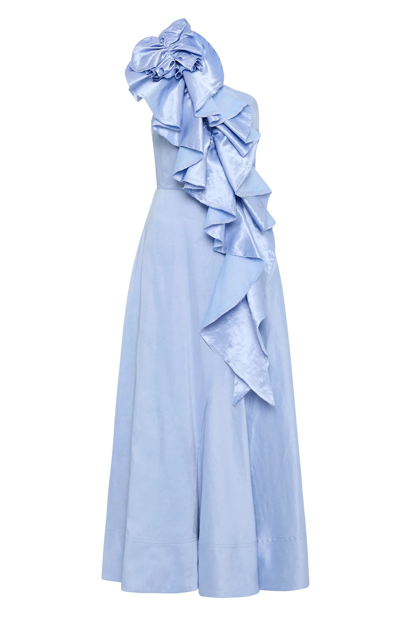 Adelia Ruffle Midi Dress | aje. (US, UK, Europe, ROW)