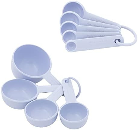 KitchenAid Universal Measuring Cup and Spoon Set, 9 Piece, Lavender Cream | Amazon (US)