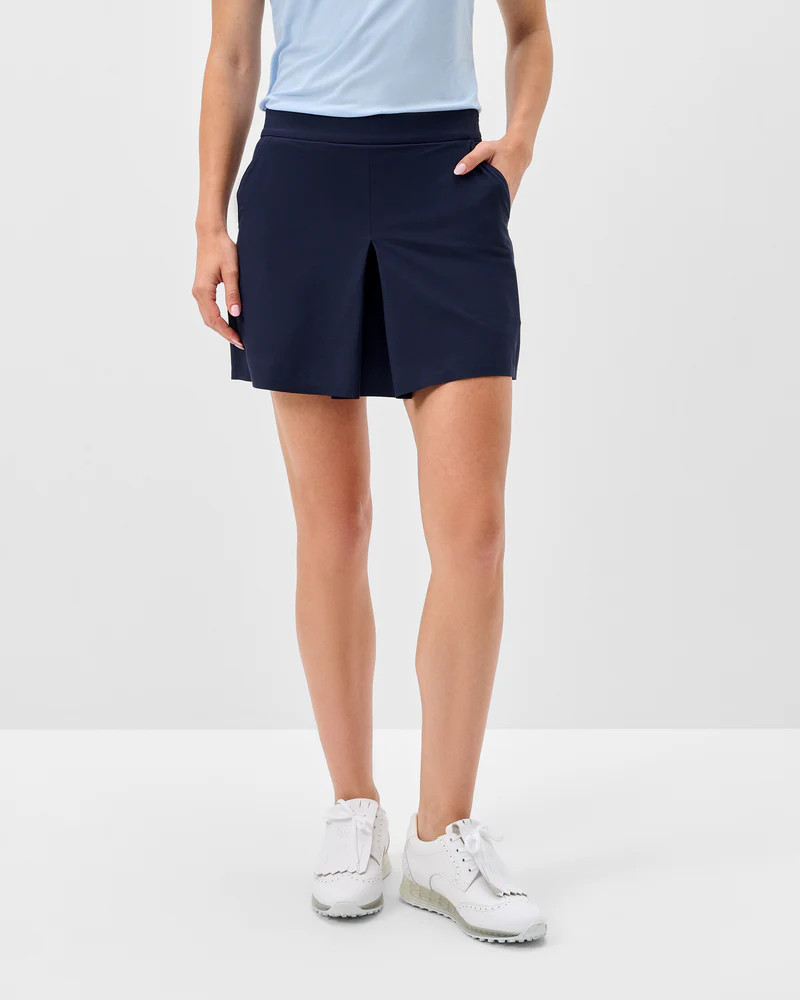 McKenna Box Pleat Performance Skort | johnnie O