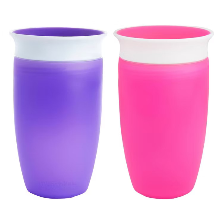 Munchkin Miracle 360? Sippy Cup - 20oz - 2pk - Pink/Purple | Target