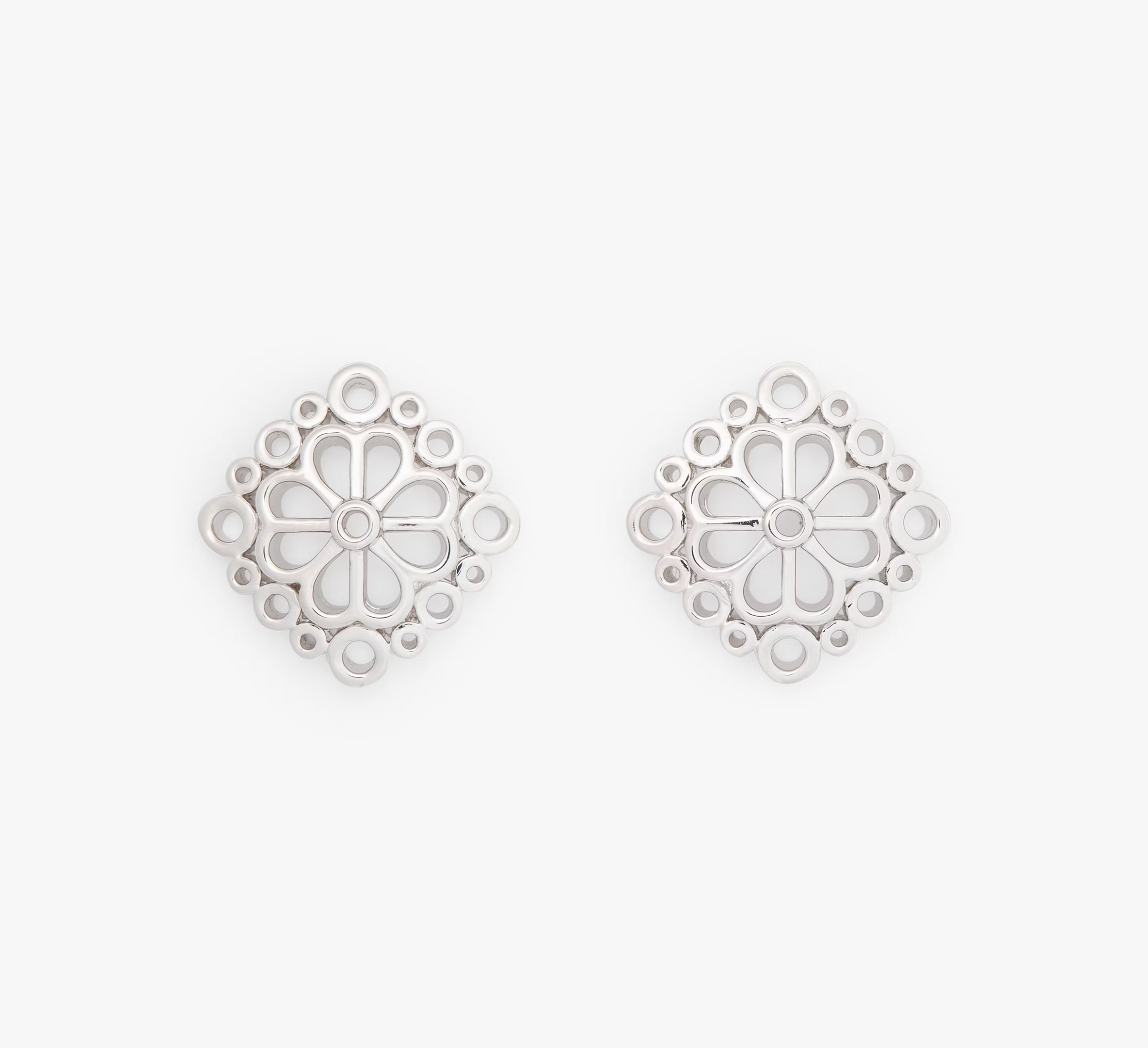 Kate Spade Flower Lace Studs, Silver | Kate Spade (US)